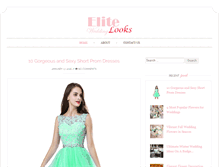 Tablet Screenshot of eliteweddinglooks.com
